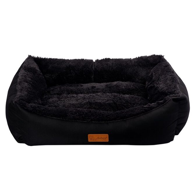 Lit premium Chat/Chien Canijess ultradoux (62x44x22cm) Noir
