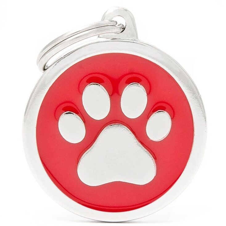 Médaille Classic Cercle Grand Rouge avec Patte