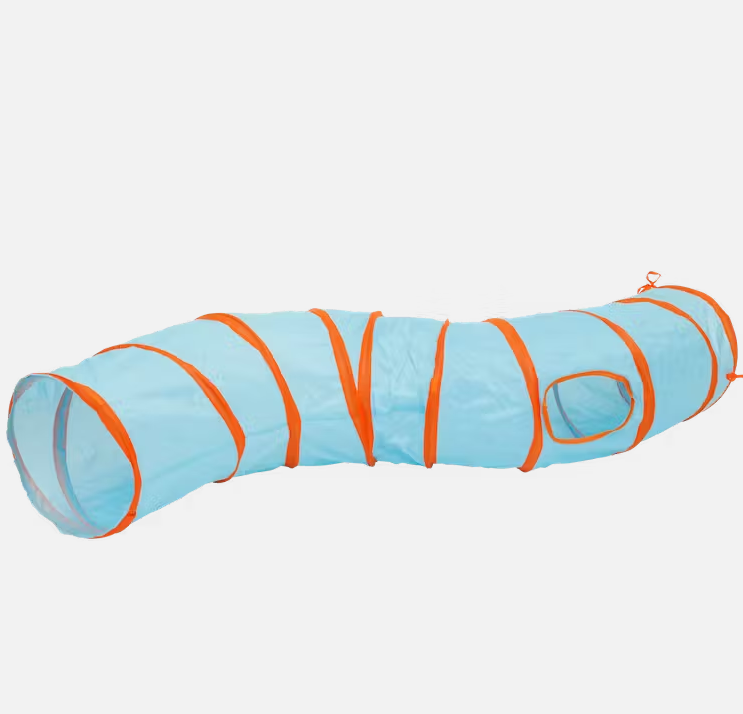 Tunnel d'exploration pour chat 120cm (26cm diamétre)