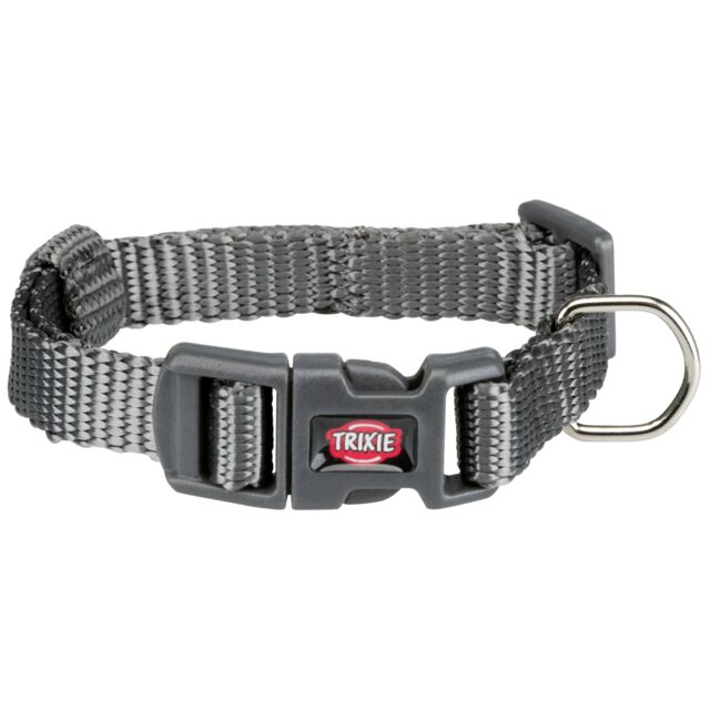 Collier Premium Medium et Large Gris pour chien de taille grande ou medium Trixie