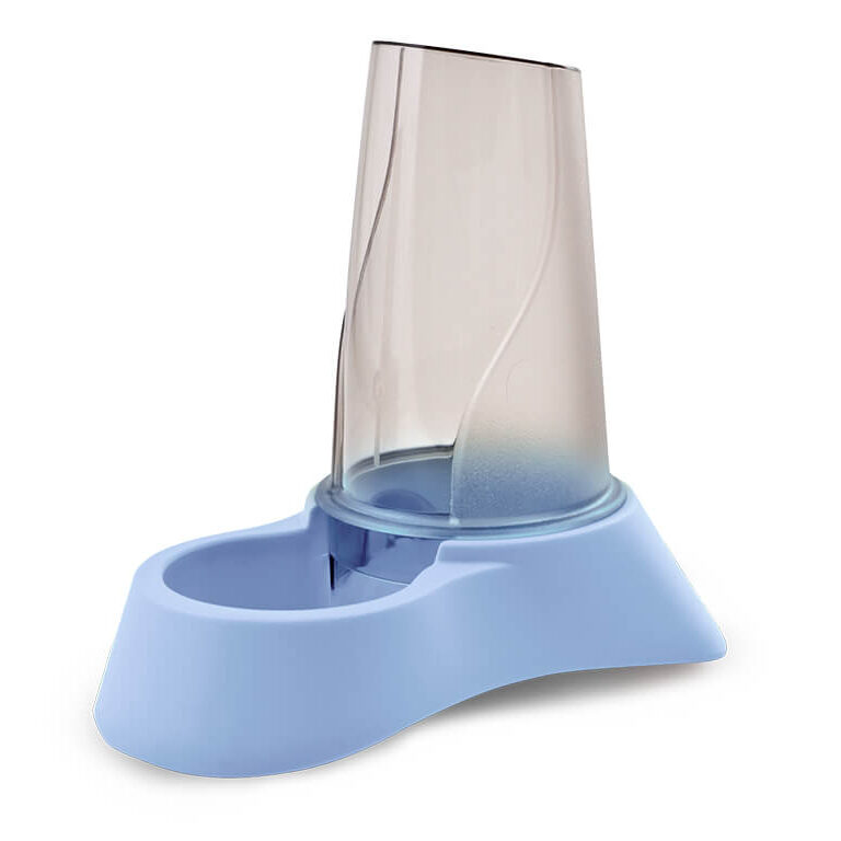 Distributeur d'Eau et de Nourriture 1.5L (Bleu Ciel | Marron) - Bleu Ciel