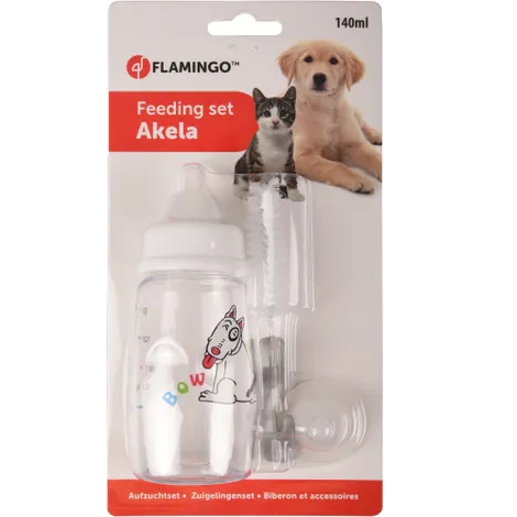 Flamingo Biberon pour chaton et chiot 140ml
