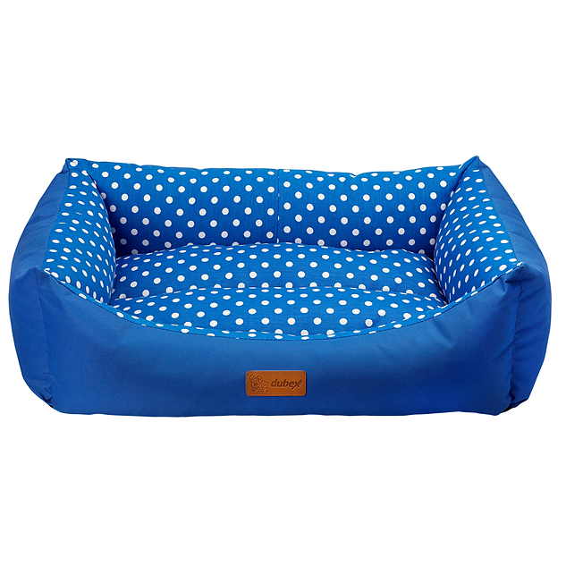 Lit premium Chat/Chien Canijess ultradoux (78x60x22cm) Bleu