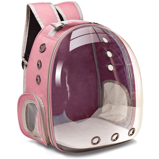Sac à Dos de Transport Pour Chat et Chien ( Rose | Gris | Vert | Rouge ) - Rose