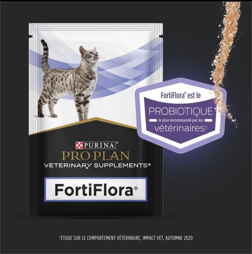Sachet individuel de Fortiflora pour chat 
