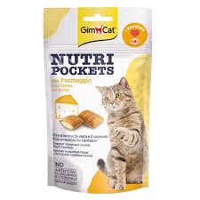 [PS-0070] Gimcat Nutri Pockets With Cheese 60Gr