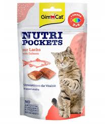[PS-0069] GIMCAT NUTRI POCKETS WITH SALMON 60G