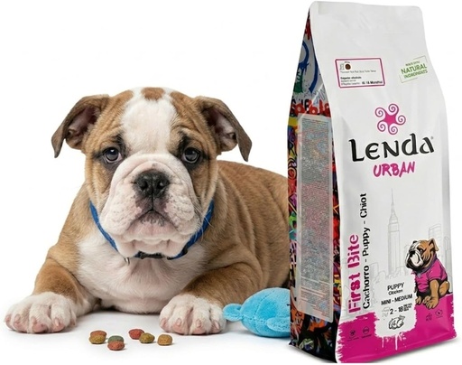 [201702] Croquette Chiot Mini-Medium: LENDA URBAN FIRST BITE 2kg