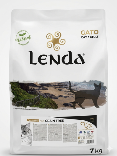 [201498] Coquette Chat Adult Farm Poultry (volaille) Grain-Free 7kg: ( Convient aux chats stérilisés)