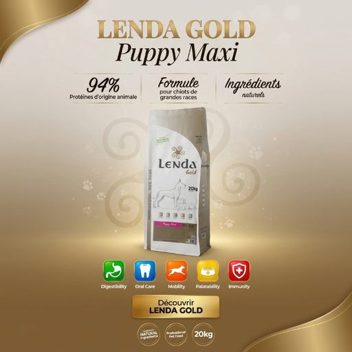 [210063] Croquettes chien chiot grande race ( Géant et Mastiff) - Au poulet - Lenda Puppy Maxi 20kg