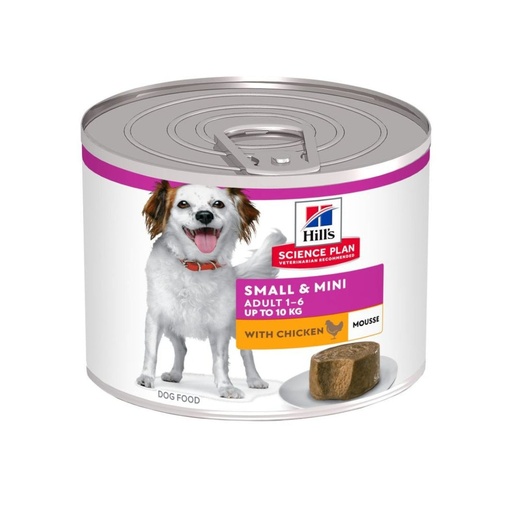 [hills-science-plan-mousse-chien-adulte-small-mini-poulet] Hill’s Science Plan Mousse Chien Adulte Small & Mini Poulet 200g