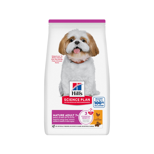 [604343] Hill’s Science Plan Croquettes Chien Senior Small & Mini Poulet