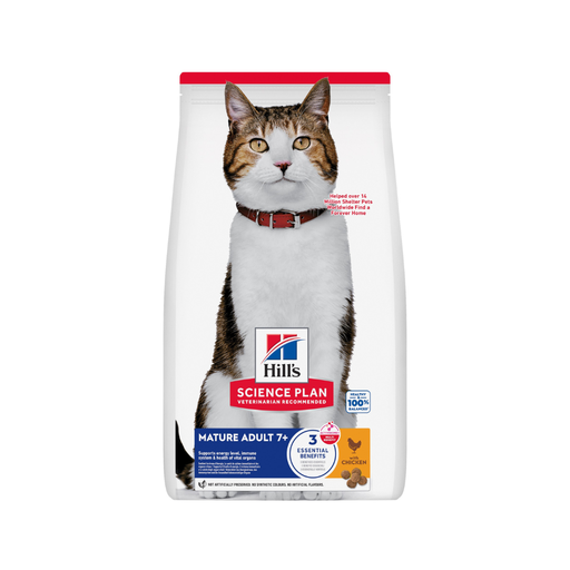 [604097] Hill’s Science Plan Chat Senior 7+ Poulet 1,5 kg