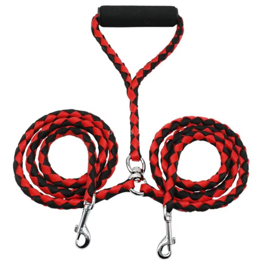 [laisse-double-chiens] Laisse Double pour Deux Chiens – Système Antienchevêtrement
