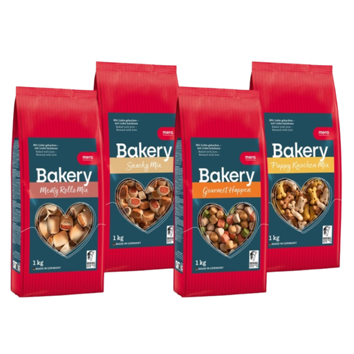 [045586] Friandises Chien MERA Bakery Meaty Rolls Mix – 1kg