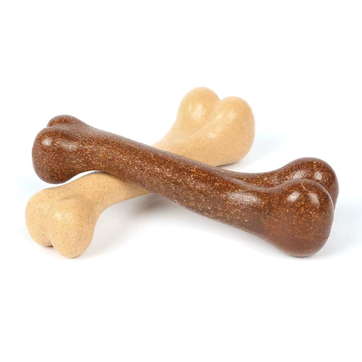 [jouet-boeuf-chien] Jouet à Mâcher pour Chien Saveur Bœuf – Os Durable en Fibre pour Chiens de Moins de 11 kg