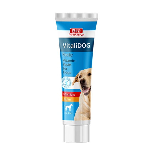 [vitalidog-multivitamin-paste-for-dogs] Pâte multivitaminée Bio PetActive pour chiens – Soutien énergétique et immunitaire, 100 ml