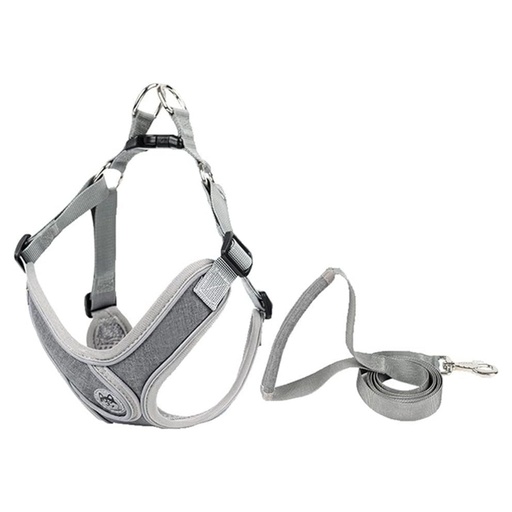 [harnais-pour-chien-et-laisse] Harnais et laisse pour chien - Ajustement personnalisable