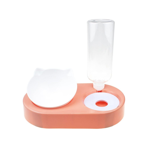 [mangeoire-automatique-chat-chien-gamelle-inclinee] Mangeoire Automatique pour Chat et Chien - Gamelle Inclinée avec Distributeur d'Eau