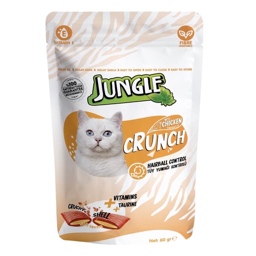 [jungle-crunch-chicken-hairball-60g] Jungle Crunch Chicken Hairball 60G