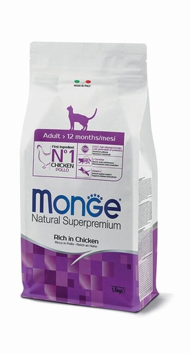 [monge-natural-superpremium-adult-400g-1-5kg-10kg] Monge Adult Natural Superpremium 400G/1.5Kg/10Kg