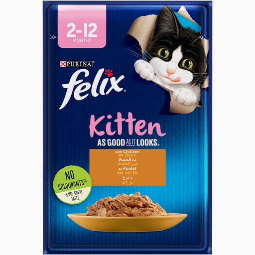[felix-kitten-poulet-85g] Felix Kitten Poulet 85G