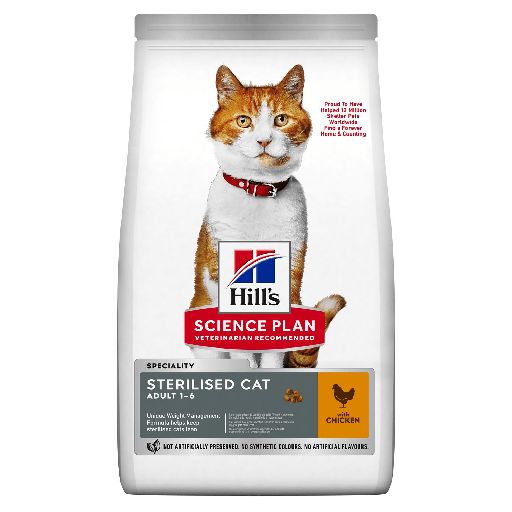 [hills-pour-adult-sterilise-au-poulet-1-5kg] Hill’s pour Adult Stérilisé au poulet 1.5Kg