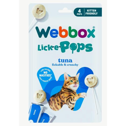[webbox-lick-e-pops-pour-chaton-thon-4x14g] Webbox Lick-e-Pops pour chaton Thon (4x14g)