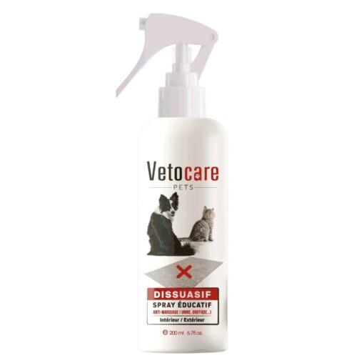 [repulsif-urinaire-interieur-et-exterieur-pour-chat-et-chien-vetocare-200ml] Repulsif Urinaire Interieur et Exterieur pour Chat et Chien VetoCare 200ml