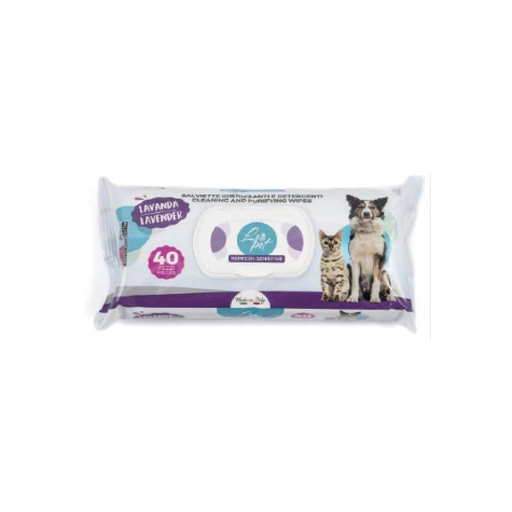 [lingettes-hygieniques-et-nettoyantes-40-pcs-a-la-lavande] Lingettes hygiéniques et nettoyantes 40 pcs à la lavande
