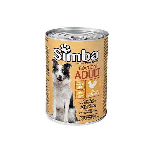 [simba-boulette-chien-poulet-415g] Simba Boulette Chien Poulet 415g