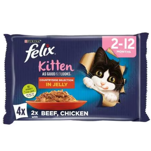 [purina-felix-kitten-as-good-as-it-looks-4x85g] Purina Felix Kitten As Good As It Looks 4x85g
