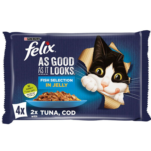[purina-felix-adult-as-good-as-it-looks-poissons-4x85g] Purina Felix Adult As Good As It Looks Poissons 4x85g