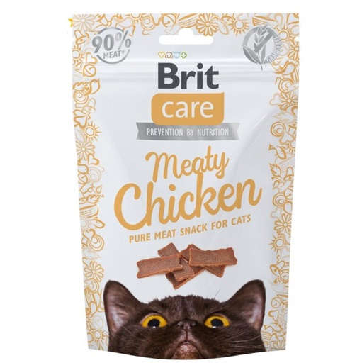 [brit-care-cat-snack-meaty-chicken-morceaux-de-viande-poulet-50g] Brit Care Cat Snack Meaty Chicken (Morceaux de Viande Poulet) 50g