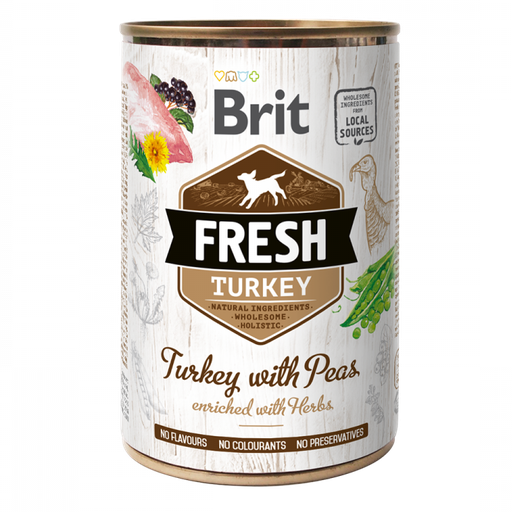 [brit-pate-turkey-with-peas-dinde-400g] Brit Paté Turkey with Peas (Dinde) 400g