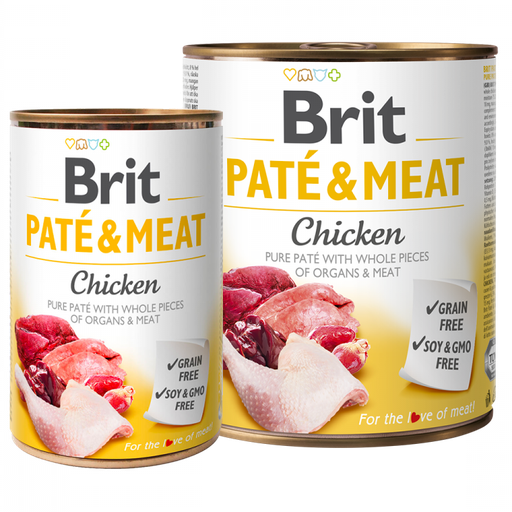 [brit-pate-and-meat-chicken-poulet-400g] Brit Paté and Meat – Chicken (Poulet) 400g