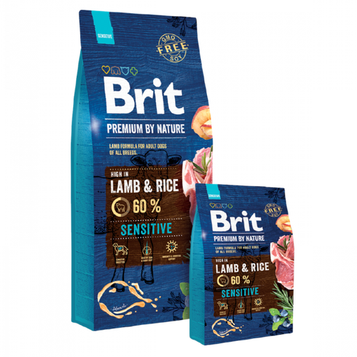 [brit-premium-by-nature-sensitive-lamb-agneau-15kg] Brit Premium by Nature Sensitive Lamb (agneau) 15kg