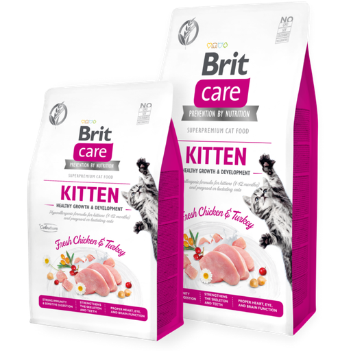 [brit-care-kitten-grain-free-healthy-growth-and-development-400g-2kg-chaton-sans-cereales] Brit care Kitten Grain Free healthy growth and development 400g | 2kg (chaton sans céréales)