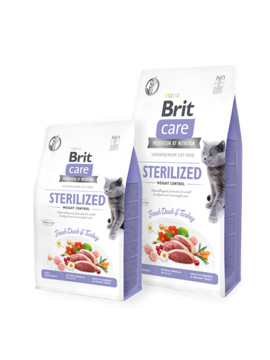 [brit-care-cat-grain-free-sterilized-weight-control-casablanca] Brit Care Cat Grain-Free Sterilized & Weight Control 400g | 2kg – Chat à Casablanca