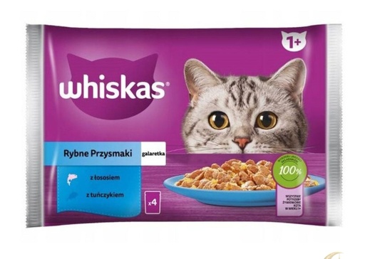 [SKL-WHISK-FISH-4X85G] Whiskas Délices Poisson — 4x85g