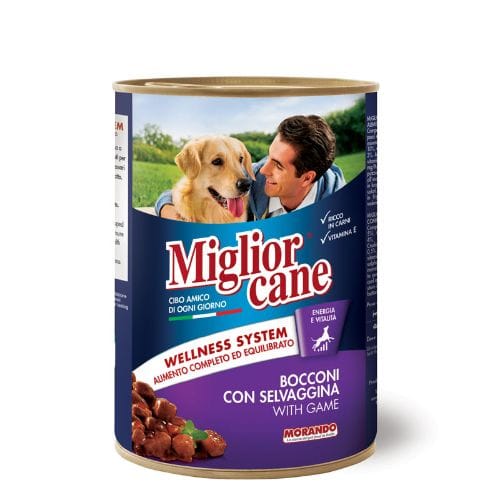 [SKL-D-MIG-GAME-405G] Migliorcane Morceaux Gibier — 405 g