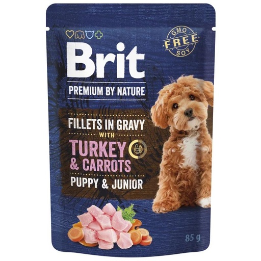 [SKL-D-BRIT-TUR-85G] Brit Premium Dinde & Carottes — 85 g