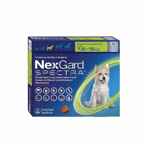 [3661103064527] Nexgard spectra dog 3piece 7.5-15kg