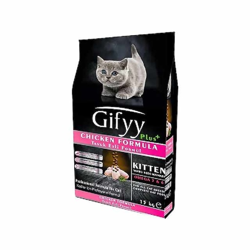 [8681692300948] Gifyy+ cat kitten chicken 15kg
