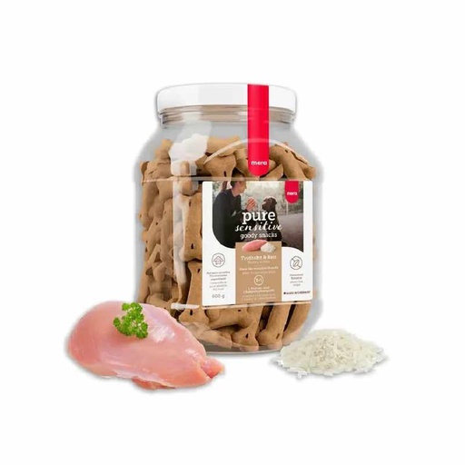 [4025877591181] Mera pure sensitive goody snacks salmon & rice 600g