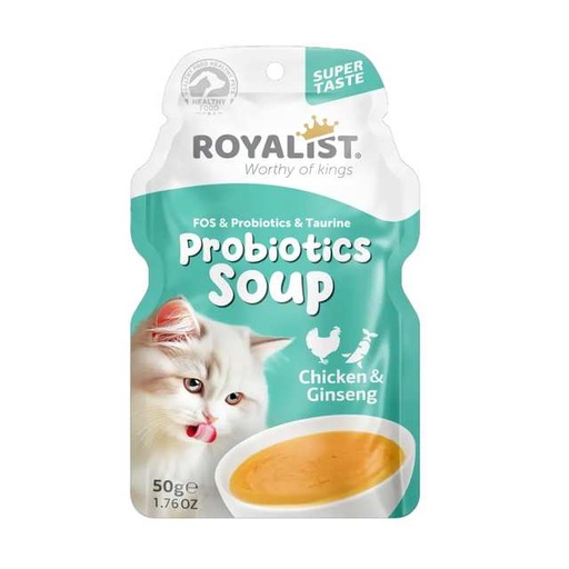 [8682291409889] Royalist cat probiotics soup chicken & ginseng 50g