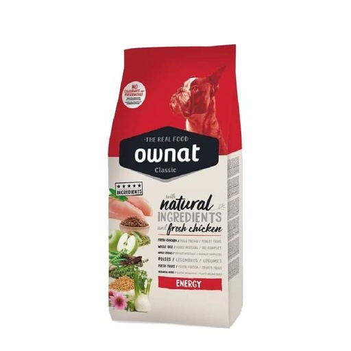 [8429037016082] Ownat dog energy chicken classic 20kg