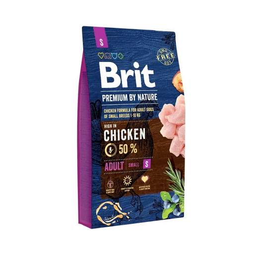 [8595602526291] Brit adult small chicken 3kg