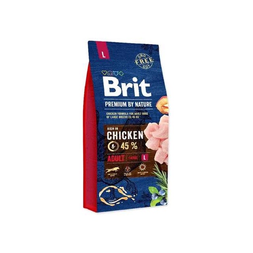 [8595602526444] Brit adult large chicken 3kg