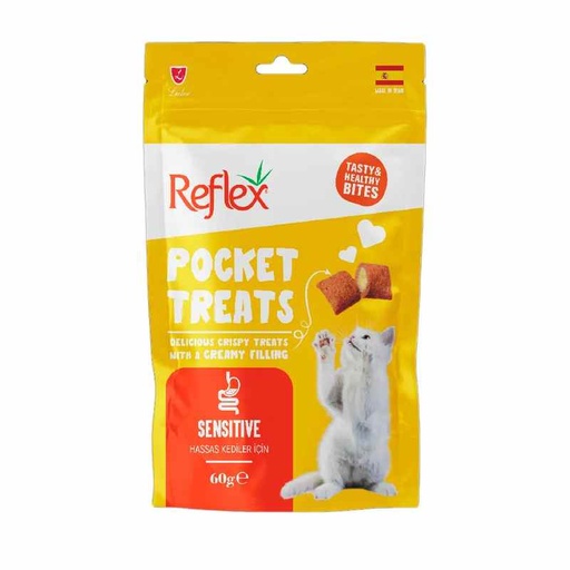 [8698995031707] Reflex pocket treats sensitive 60g